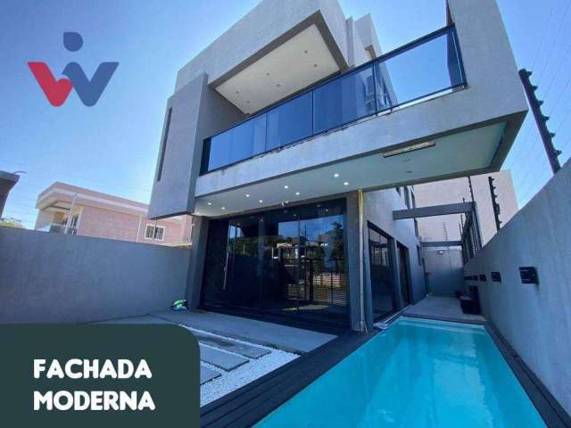 Sobrado com 3 dormitórios à venda, 200 m² por R$ 949.900,00 - Brejatuba - Guaratuba/PR