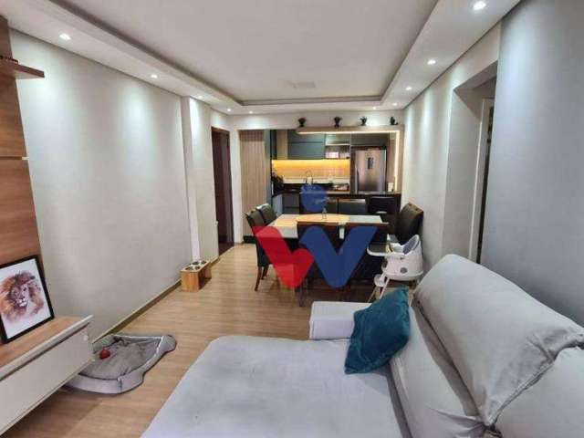 Apartamento com 3 dormitórios à venda, 77 m² por R$ 449.000,00 - Novo Mundo - Curitiba/PR