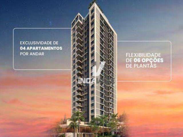 Apartamento com 3 dormitórios à venda, 78 m² por R$ 596.547