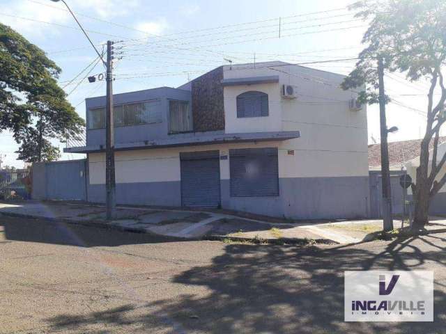 Salao comercial/apto/Casa com 4 dorm. à venda, 280 mts de const. e 308 mt terreno  R$ 600.000 - Conjunto Habitacional João de Barro Thaís - Maringá/PR