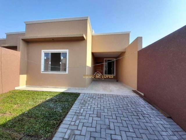 Casa com 3 dormitórios à venda, 68 m² por R$ 379.000,00 - Capela Velha - Araucária/PR