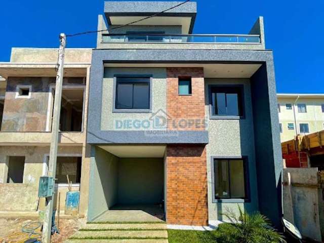 Sobrado com 3 dormitórios à venda, 126 m² por R$ 630.000,00 - Campo de Santana - Curitiba/PR