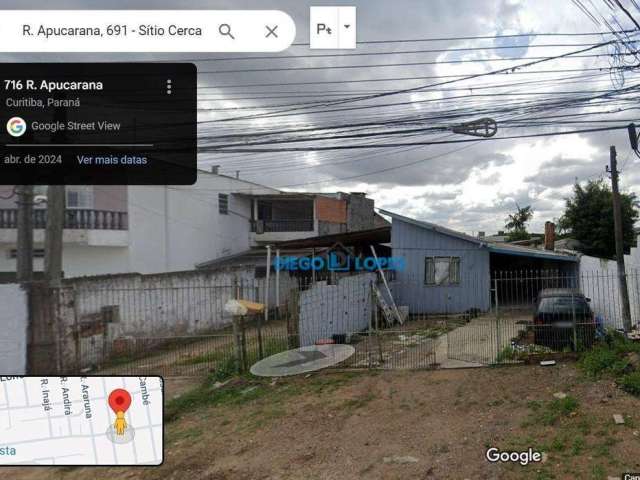 Terreno à venda, 494 m² por R$ 550.000,00 - Sítio Cercado - Curitiba/PR