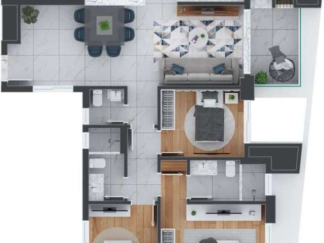 Apartamento com 3 quartos à venda na Avenida Av. Monsenhor Ivo Zanlorenzi, 2405, Mossunguê, Curitiba, 543 m2 por R$ 2.901.950