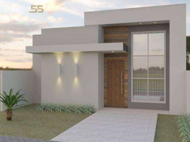 Casa com 3 dormitórios à venda, 63 m² por R$ 345.000,00 - Vila Glória - Campo Largo/PR