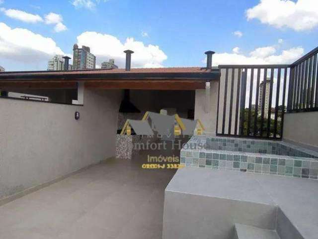 Cobertura sem condominio Bairro Jardim Santo André 3 quartos