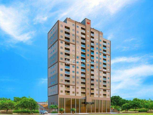 Apartamento na planta com 1 suíte + 1 dormitórios à venda, 55 m² por R$ 300.000 - Pioneiros Catarinenses - Cascavel/PR