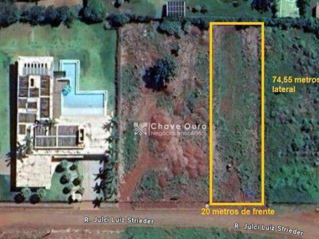 Terreno à venda, 1492 m² por R$ 1.492.000 - Tocantins - Toledo/PR