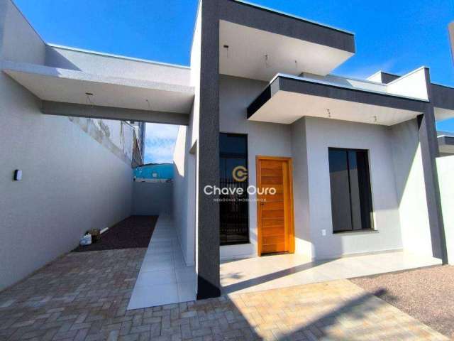 Casa com 2 dormitórios à venda, 57 m² por R$ 360.000,00 - Santo Onofre - Cascavel/PR