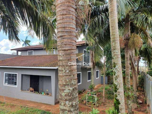 Chácara a venda com 3.007 m² com casa e muro construído