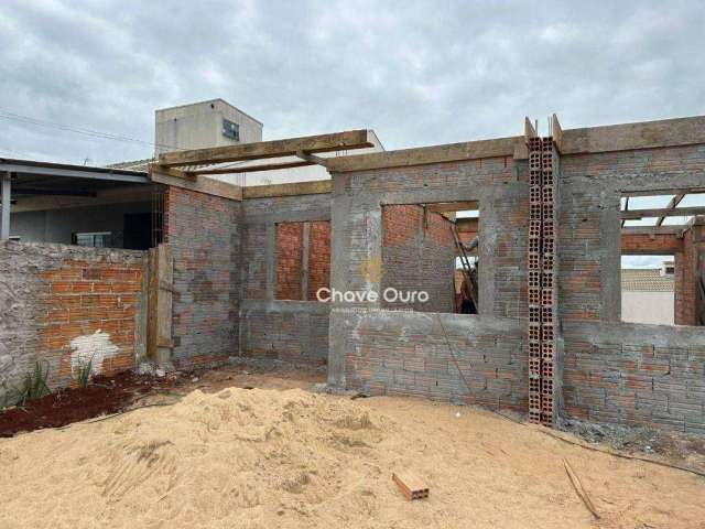 Casa em construção com 2 dormitórios à venda, 52 m² por R$ 270.000 - Florais do Parana - Cascavel/PR