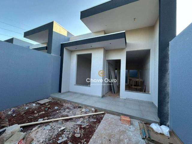 Casa em construção com 2 dormitórios à venda, 50 m² por R$ 250.000 - Cataratas - Cascavel/PR