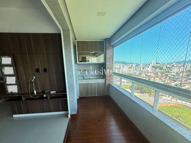 Apartamento semimobiliado com 2 quartos e vista mar no Novo Estreito