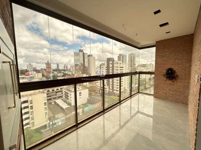 Apartamento novo semimobiliado com 2 quartos e 3 vagas no Centro de Chapecó