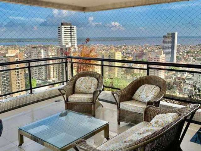 Apartamento com 4 suites, com 1 escritório, 385 m² - venda por R$ 2.600.000 ou aluguel por R$ 28.641/mês - Cremação - Belém/PA