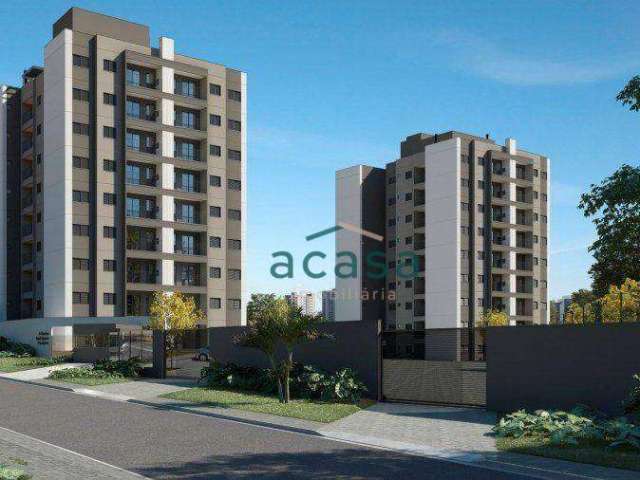 Apartamento com 1 suíte mais 1 dormitórios à venda por R$ 311.720,00 - Neva - Cascavel/PR