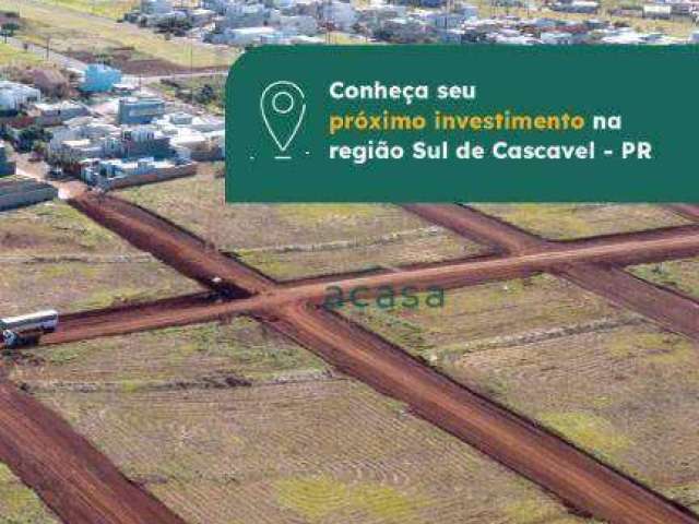 Terreno à venda, 360 m² por R$ 261.360,00 - Loteamento Turim - Cascavel/PR