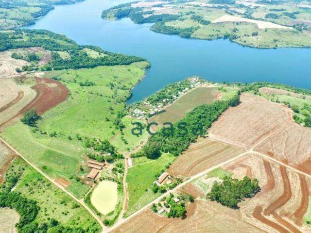 Terreno beira lago no Condomínio Apolinário em Barra Bonita