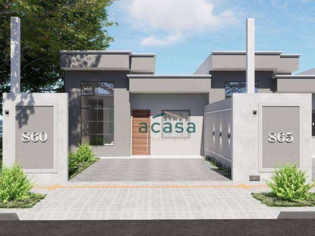 Casa com 3 dormitórios à venda, 78 m² - 14 de Novembro - Cascavel/PR