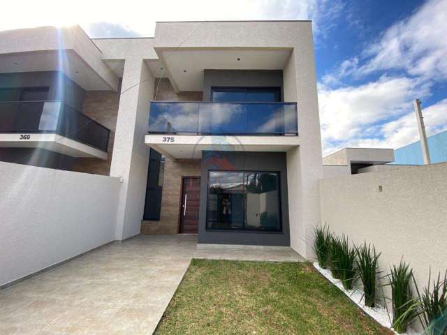 Casa para Venda em Fazenda Rio Grande, Nações, 3 dormitórios, 3 suítes, 3 banheiros, 1 vaga