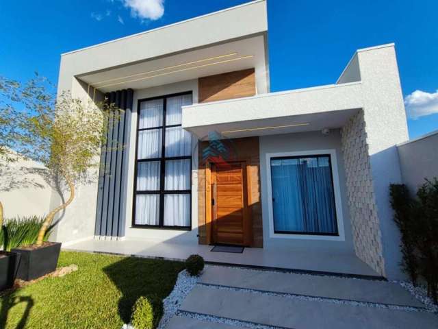 Casa para Venda em Fazenda Rio Grande, Eucaliptos, 3 dormitórios, 1 suíte, 1 banheiro, 1 vaga