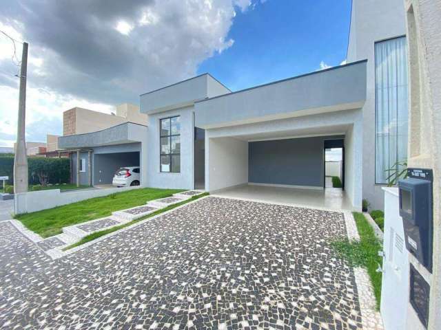 Casa à venda, com 3 dormitórios (quartos) sendo 1 suíte com garagem para 4 carros no Condomínio Residencial Real Parque Sumaré, Sumaré, SP