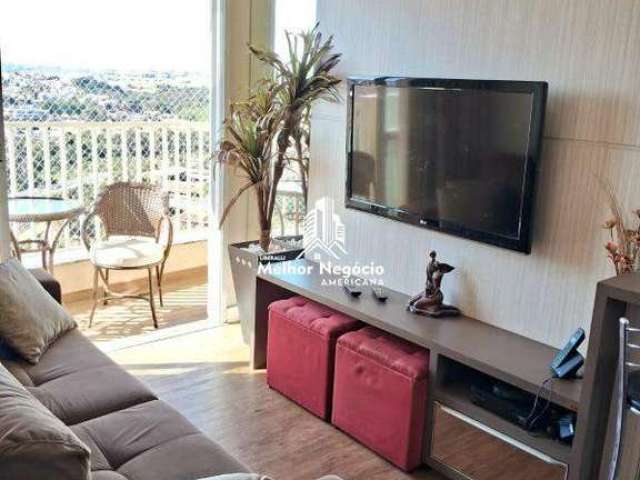 Apartamento com 2 dormitórios, sendo 1 suíte, à venda em Americana.