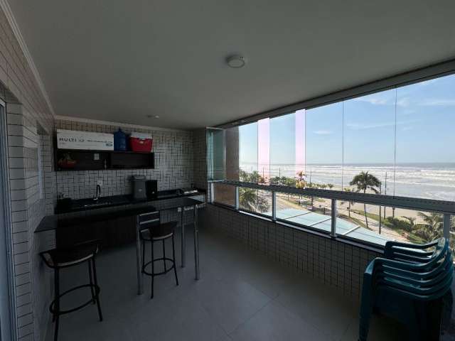 PORTEIRA FECHADA - 2 Dorm | Vista mar | Sacada gourmet com churrasqueira | lazer top*