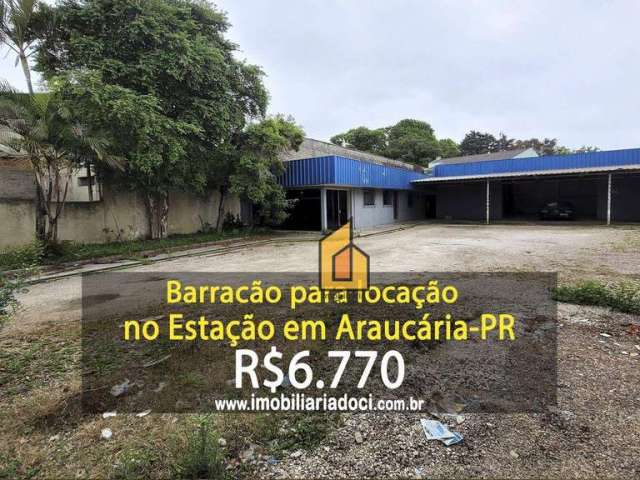 Barracão para locação no Estação em Araucária-PR  - Locação por R$6.770