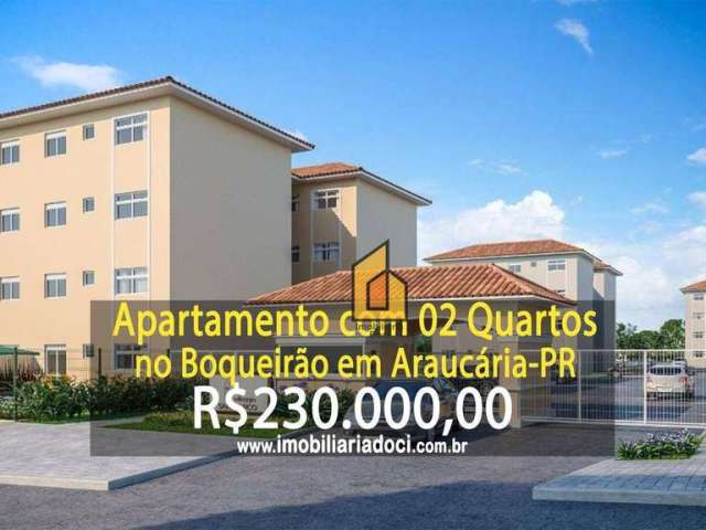 Apartamento com 2 dormitórios à venda, 49 m² por R$ 230.000,00 - Boqueirão - Araucária/PR