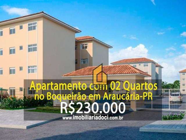 Apartamento com 2 dormitórios à venda, 49 m² por R$ 230.000,00 - Boqueirão - Araucária/PR