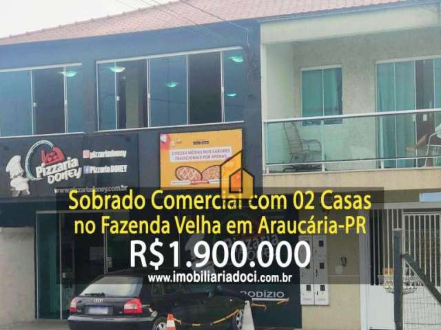 Sobrado com 2 dormitórios à venda, 190 m² por R$ 1.900.000,00 - Fazenda Velha - Araucária/PR