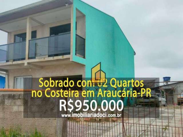 Sobrado com 2 dormitórios à venda, 253 m² por R$ 950.000,00 - Costeira - Araucária/PR