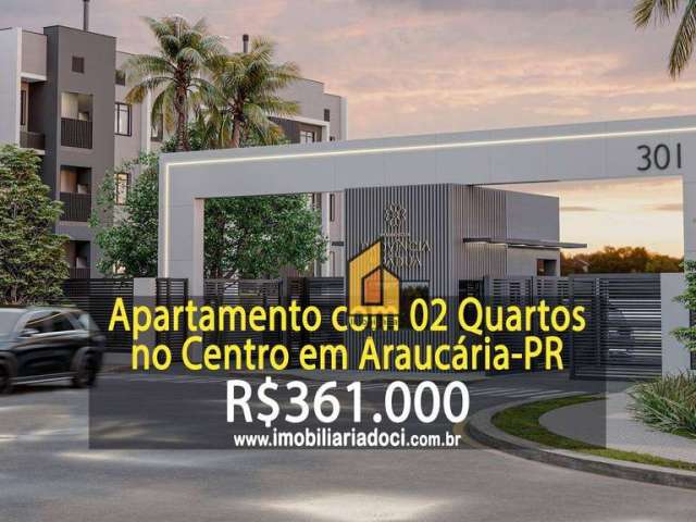 Apartamento com 2 dormitórios à venda, 54 m² por R$ 361.000,00 - Centro - Araucária/PR