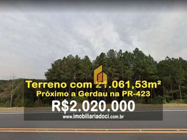 Imóvel de 21.061,53m² na PR-423