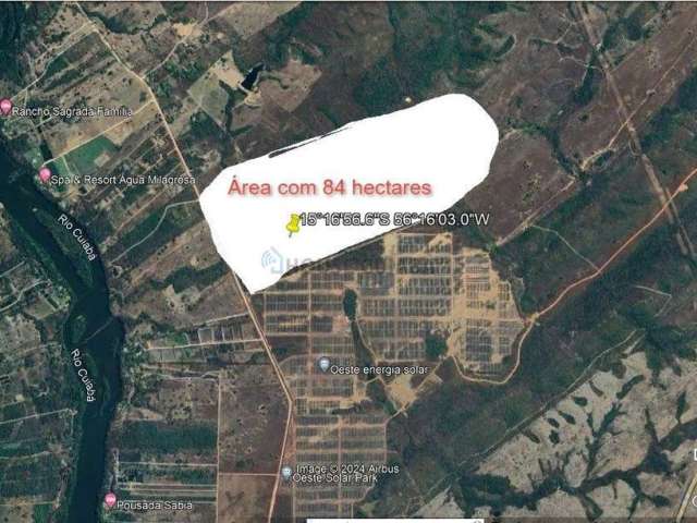 Fazendinha com 84 hectares toda formada na região do distrito da Guia MT