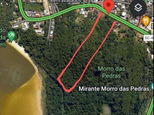 Area no Morro das Pedras em Florianópolis