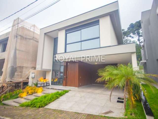 Casa de Alto Padrão em Condomínio Clube com Quintal e 3 suítes à venda, 307 m² - Santa Felicidade - Curitiba/PR