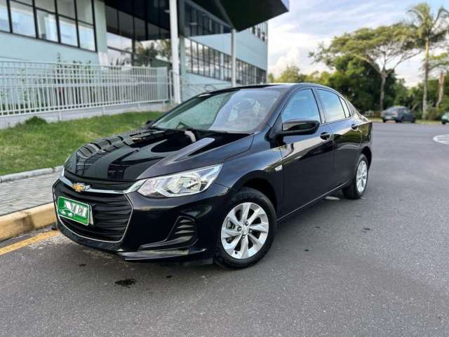 Chevrolet Onix SEDAN Plus LT 1.0 12V Flex 4p Mec.  - Preta - 2022/2023