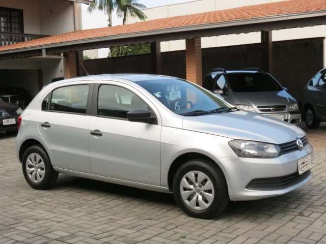 Volkswagen Gol 1.0 TrendLine G6 - Prata - 2014/2015