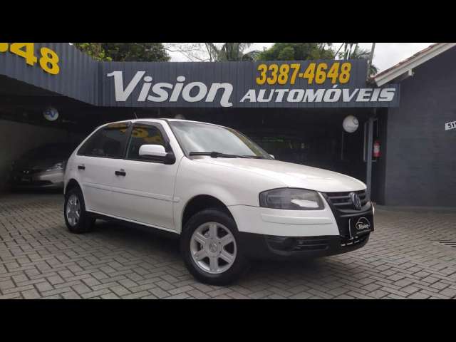 Volkswagen Gol 1.6 Mi Power Total Flex 8V 4p  - Branca - 2008/2009