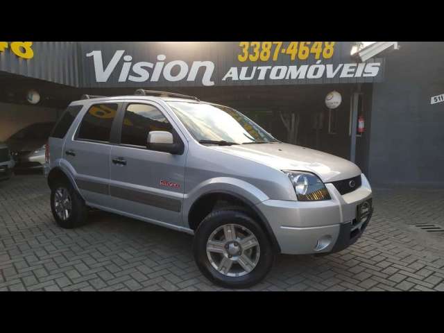 Ford EcoSport XLT FREESTYLE 1.6 Flex 8V 5p  - Prata - 2007/2007