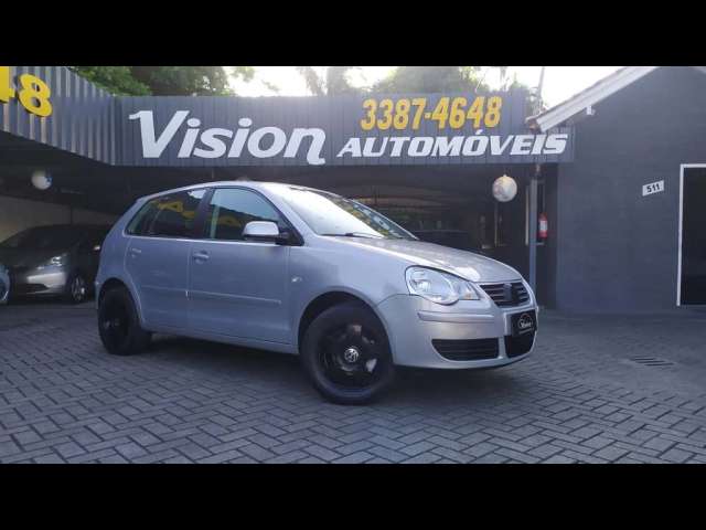 Volkswagen Polo 1.6 Mi/S.Ouro 1.6 Mi Tot.Flex 8V 5p  - Prata - 2007/2007