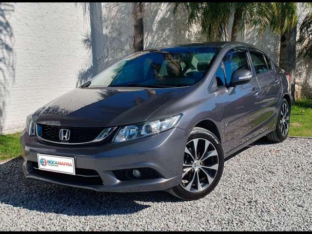 Honda Civic LXR 2.0 Flex - Cinza - 2014/2015