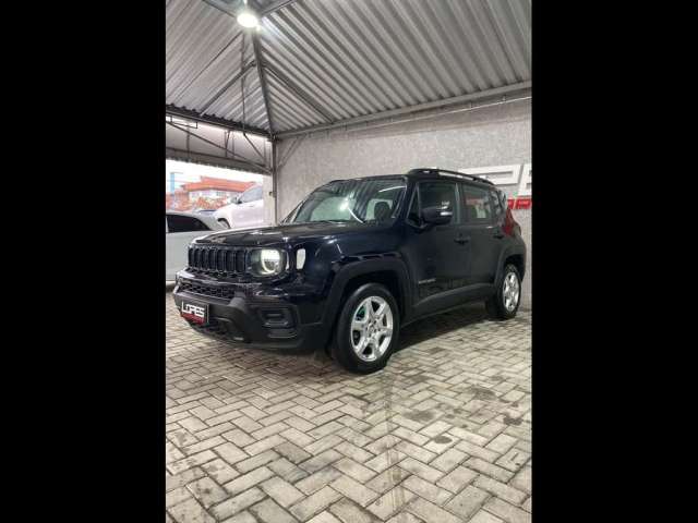 Jeep Renegade Sport T270 1.3 TB 4x2 Flex Aut.  - Preta - 2022/2023