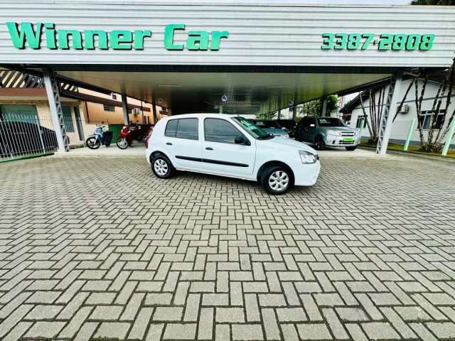 Renault Clio RN/Alizé/Expr./1.0 Hi-Power 16V 5p - Branca - 2013/2014