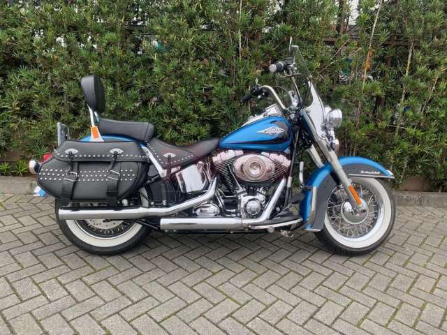 Harley Davidson Heritage HERITAGE SOFTAIL CLASSIC FLSTC - Azul - 2011/2011