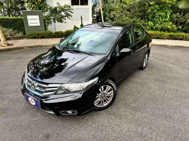 Honda City LX 1.5 AUTOMÁTICO - Preta - 2014/2014