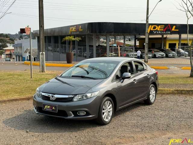 Honda Civic LXR - Cinza - 2013/2014