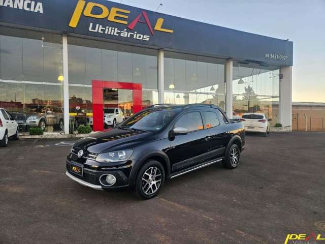 Volkswagen Saveiro Cross 1.6 - Preta - 2014/2015